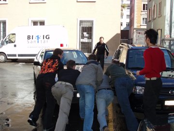 ...aber mit etwas wippen passt das scho!