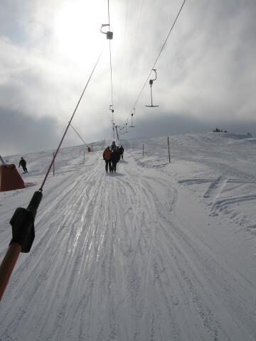 Auf dem Hangalm-Lift