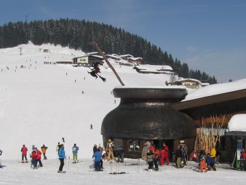 Die Hexe beim Kessel