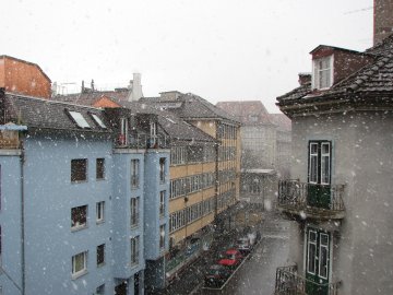 Noch mehr Schnee in Z&uuml;rich