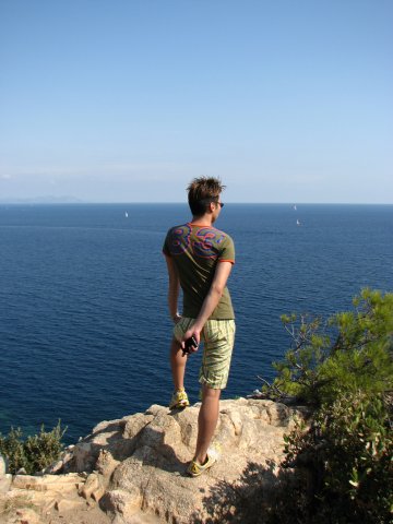 Donny auf Cap Camarat