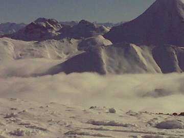 Nebelmeer &uuml;ber Samnaun