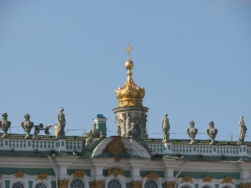 Sehr sch&ouml;n renovierte Dachkuppel der Ermitage