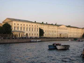 Abendstimmung an der Neva