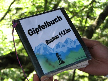 Auf dem Ruchen - dem ersten Gipfel