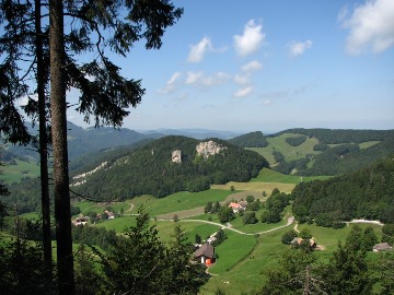 Blick auf die n&auml;chsten Gipfel