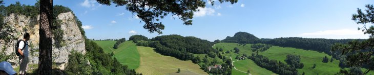 Pano vom zweiten Gipfel