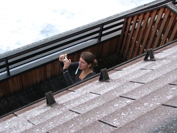 Alexandra kalt erwischt