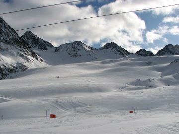 Blick auf den Gletscher